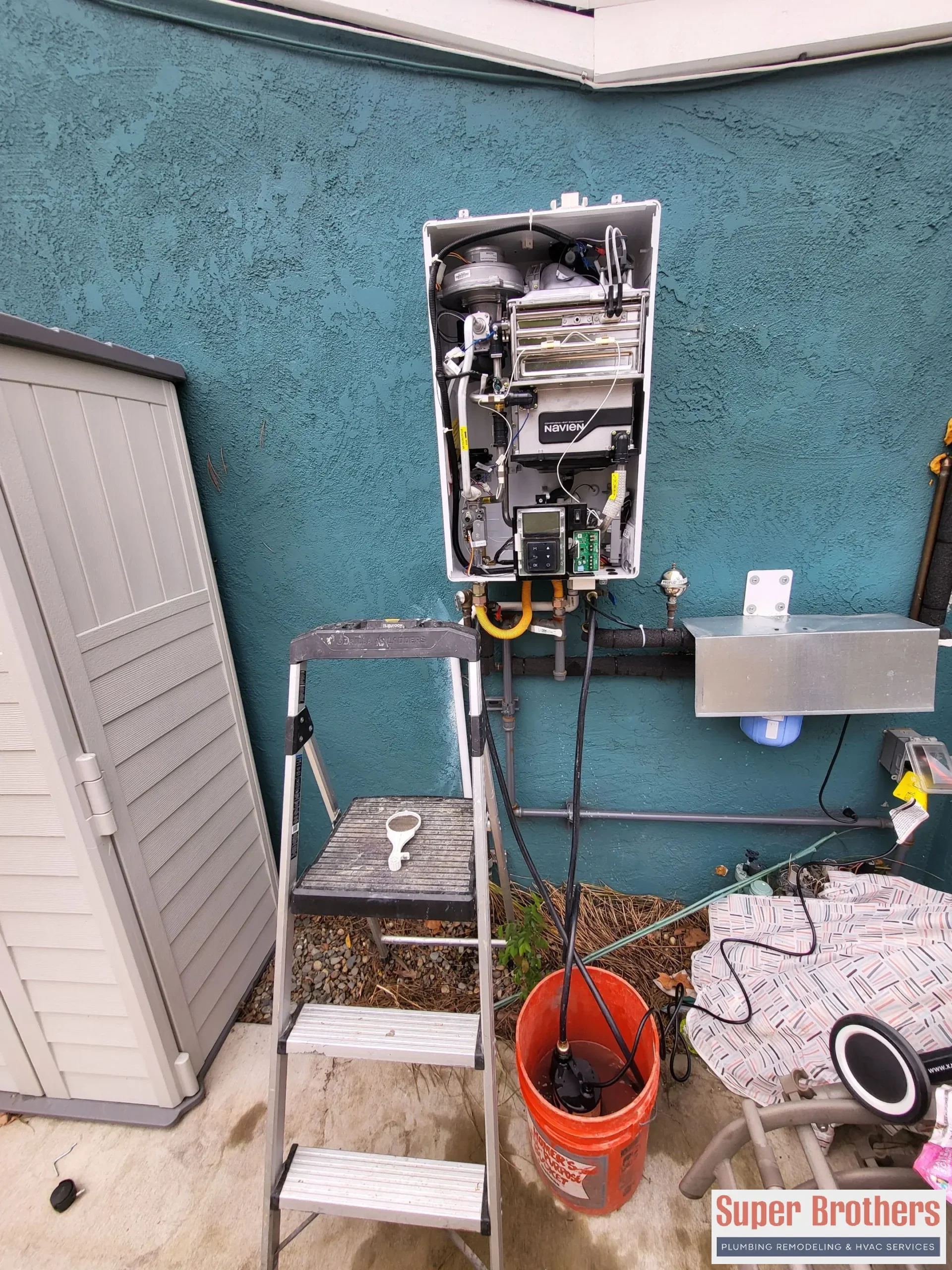 Step-by-step retrofit: isolation valves, service tees, condensate neutralizer