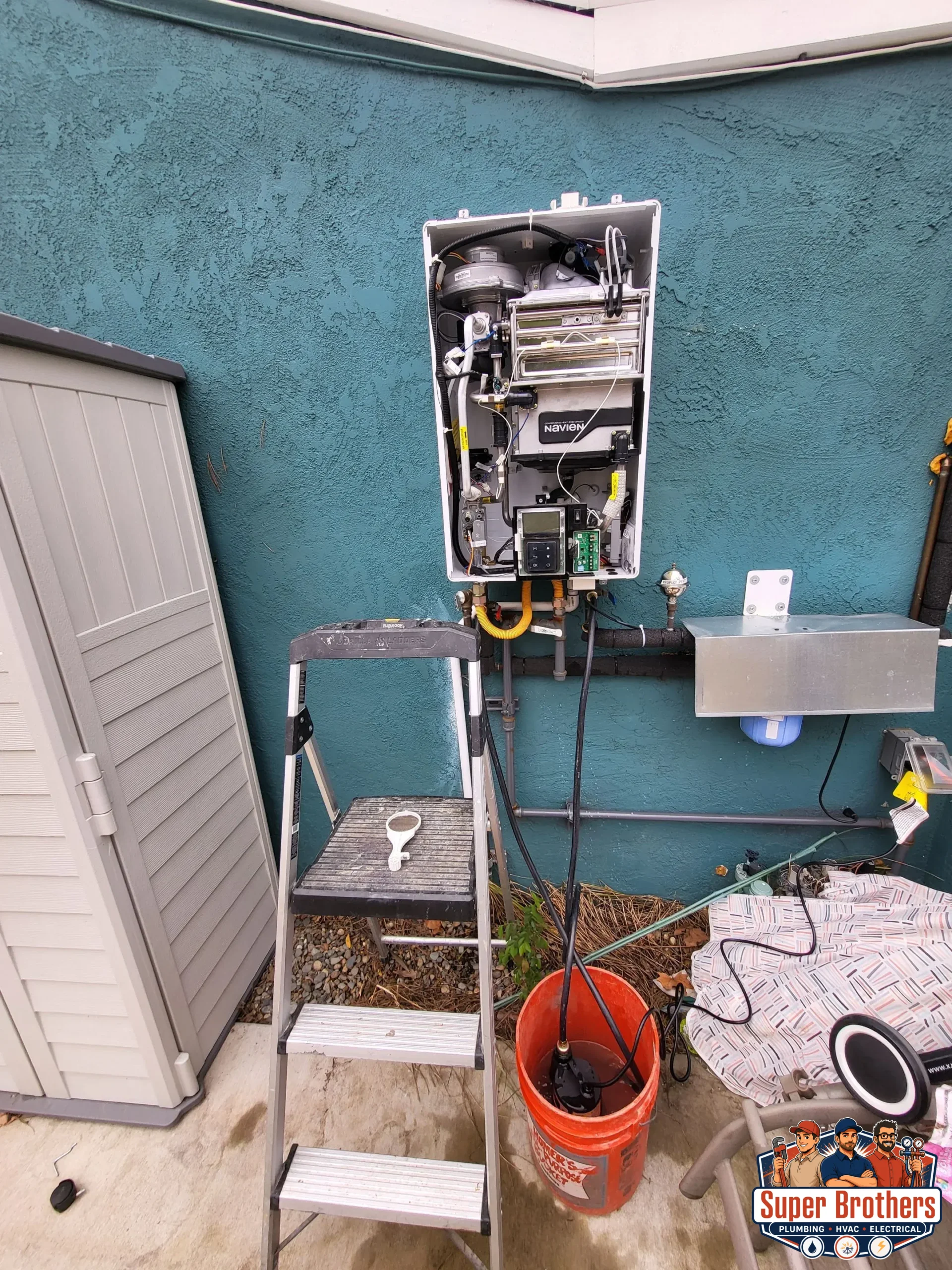 Step-by-step retrofit: isolation valves, service tees, condensate neutralizer