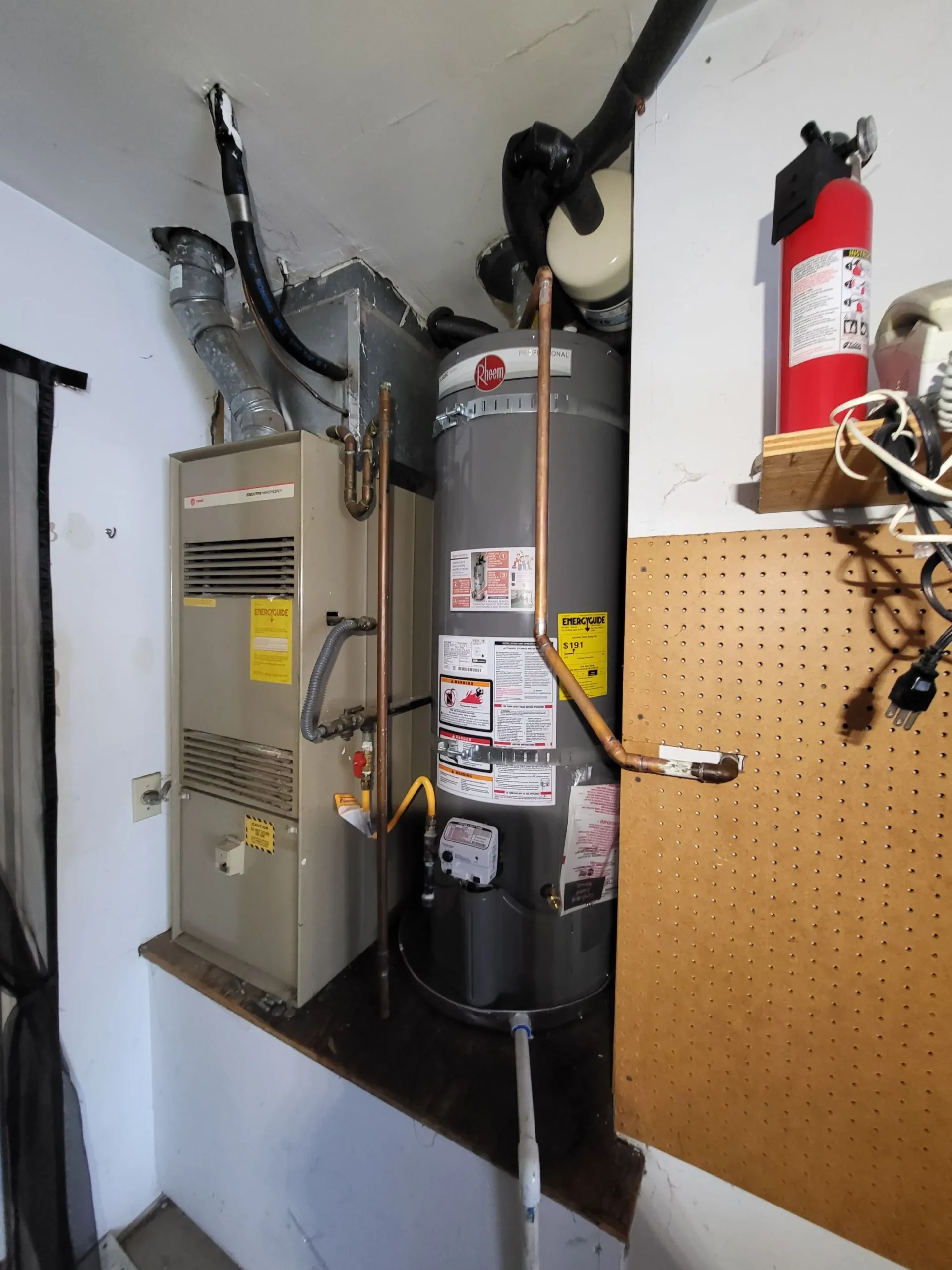 water heater haul away