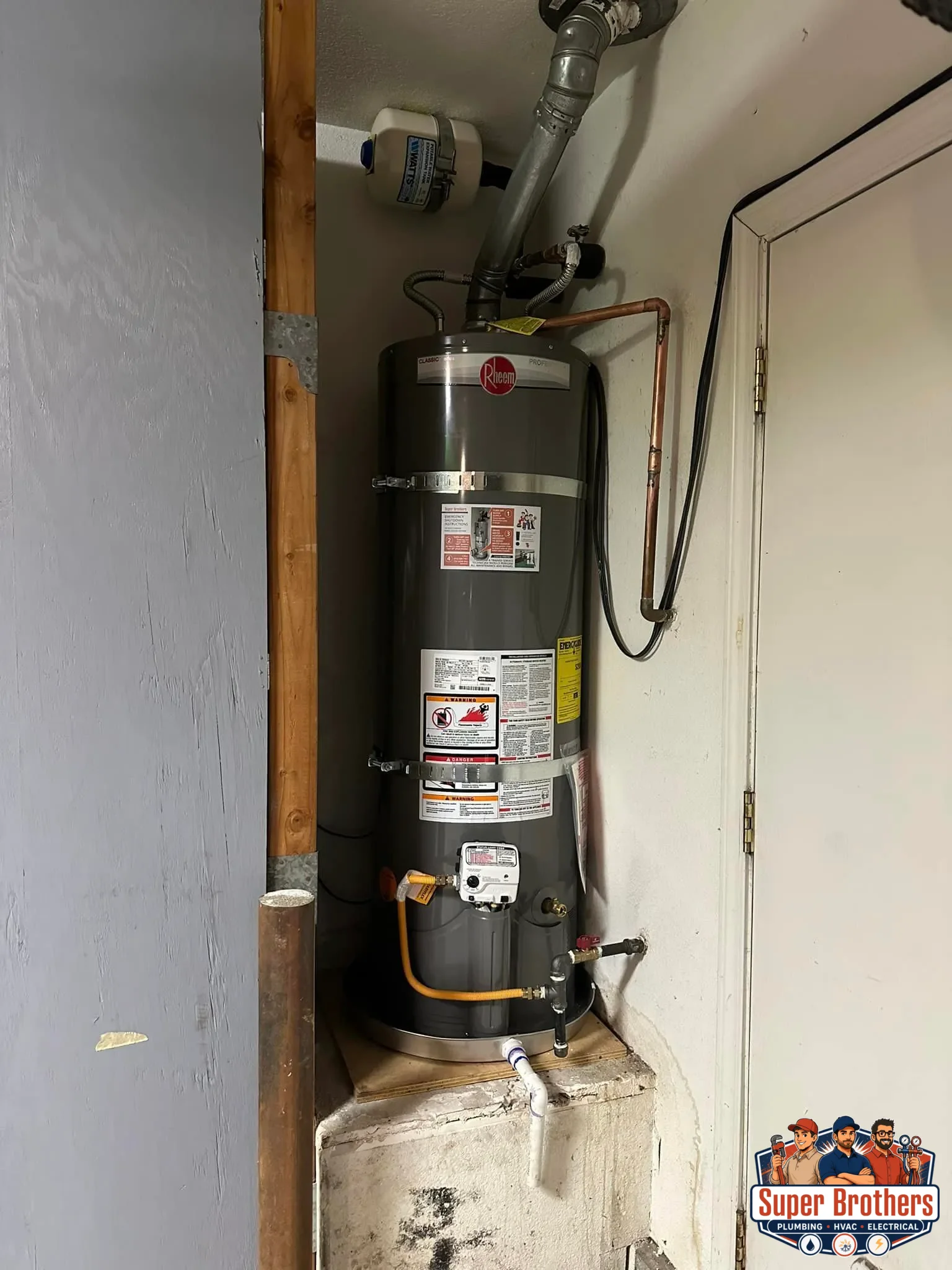 low-N0x rheem gas water heater
