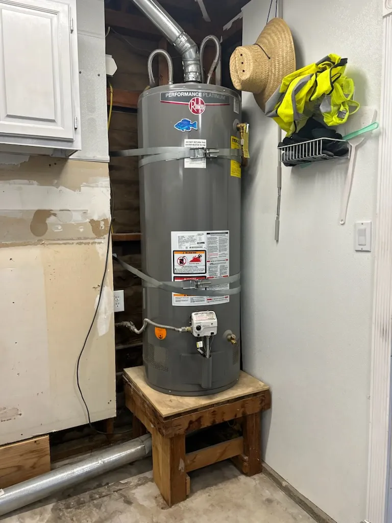 Local electric water heater installation