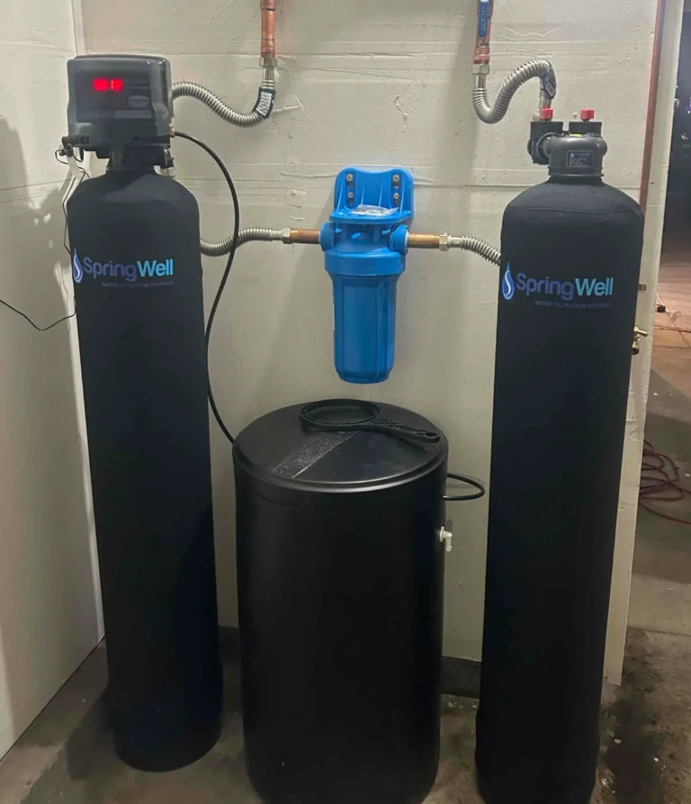 Sacramento water filtration system install