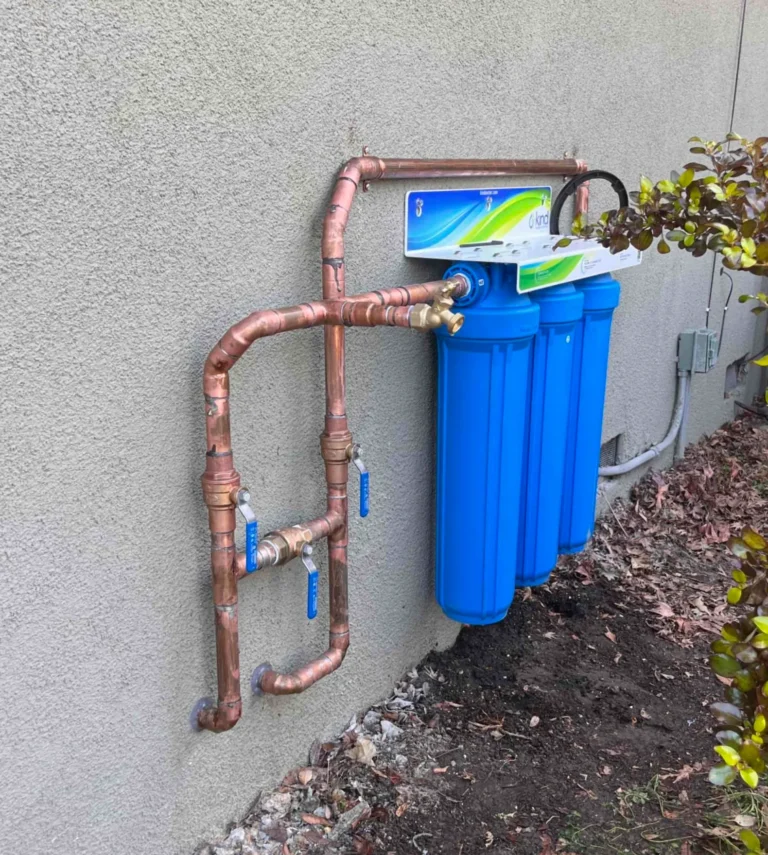 Sacramento water filtration system install