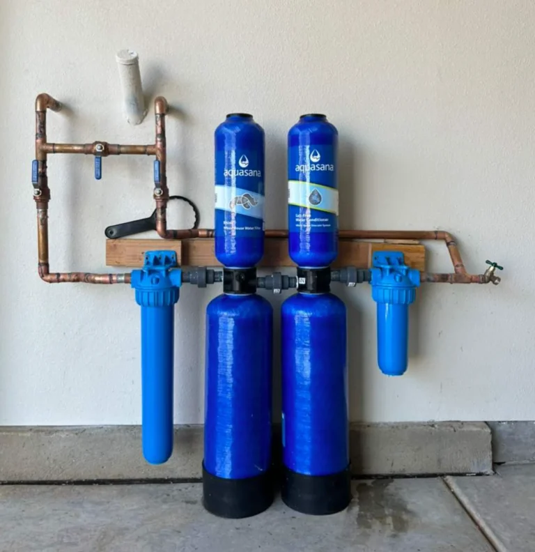 Sacramento water filtration system install