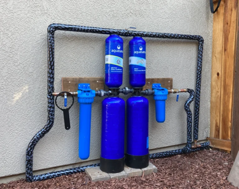 Sacramento water filtration system install