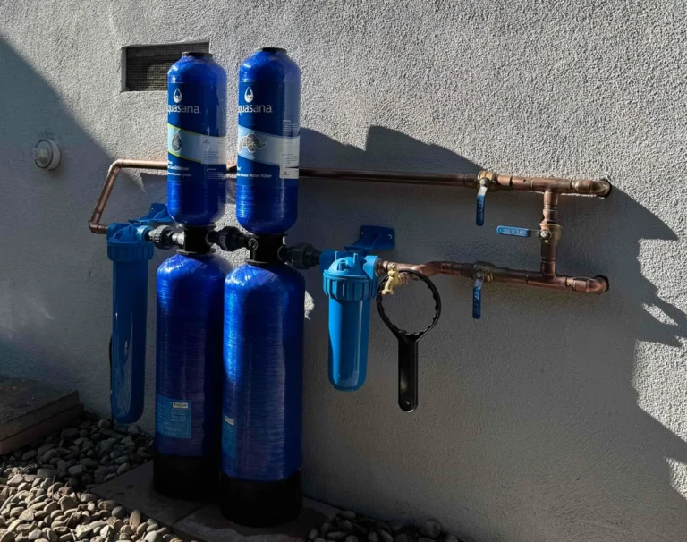 Sacramento water filtration system install