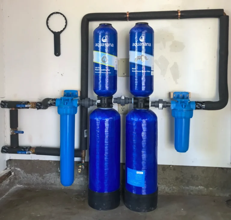 Sacramento water filtration system install