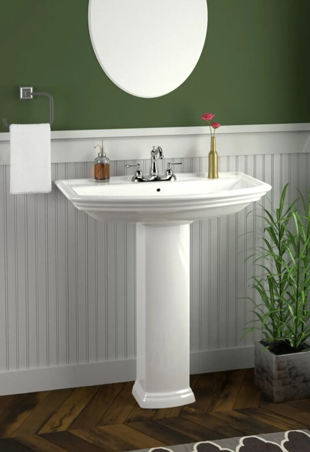 Pedestal Sink Replacement