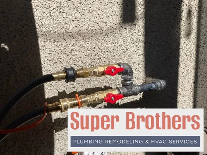 Propane gas line installation at a Sacramento area home