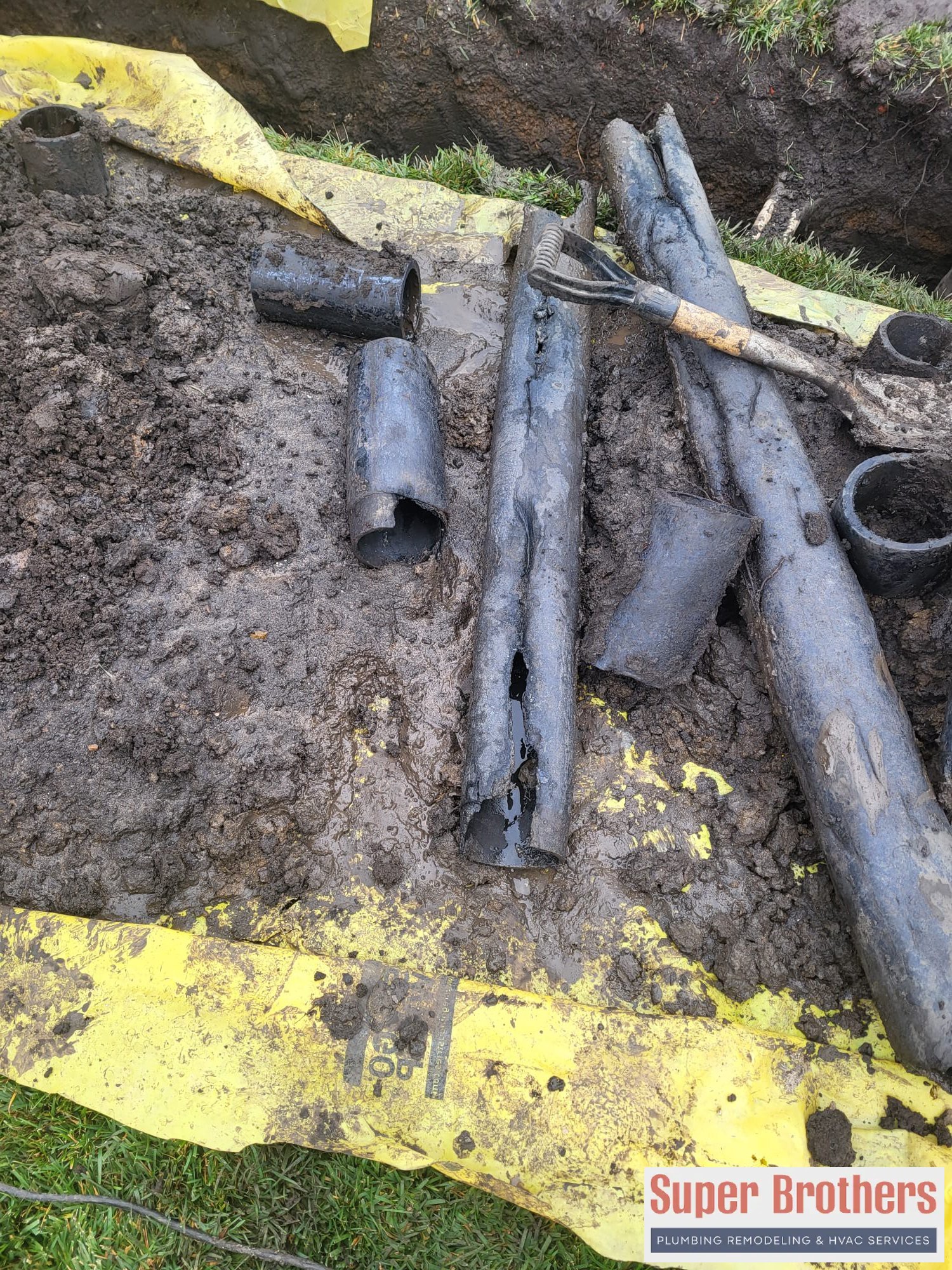 Sacramento homeowner checking a bad sewer pipes