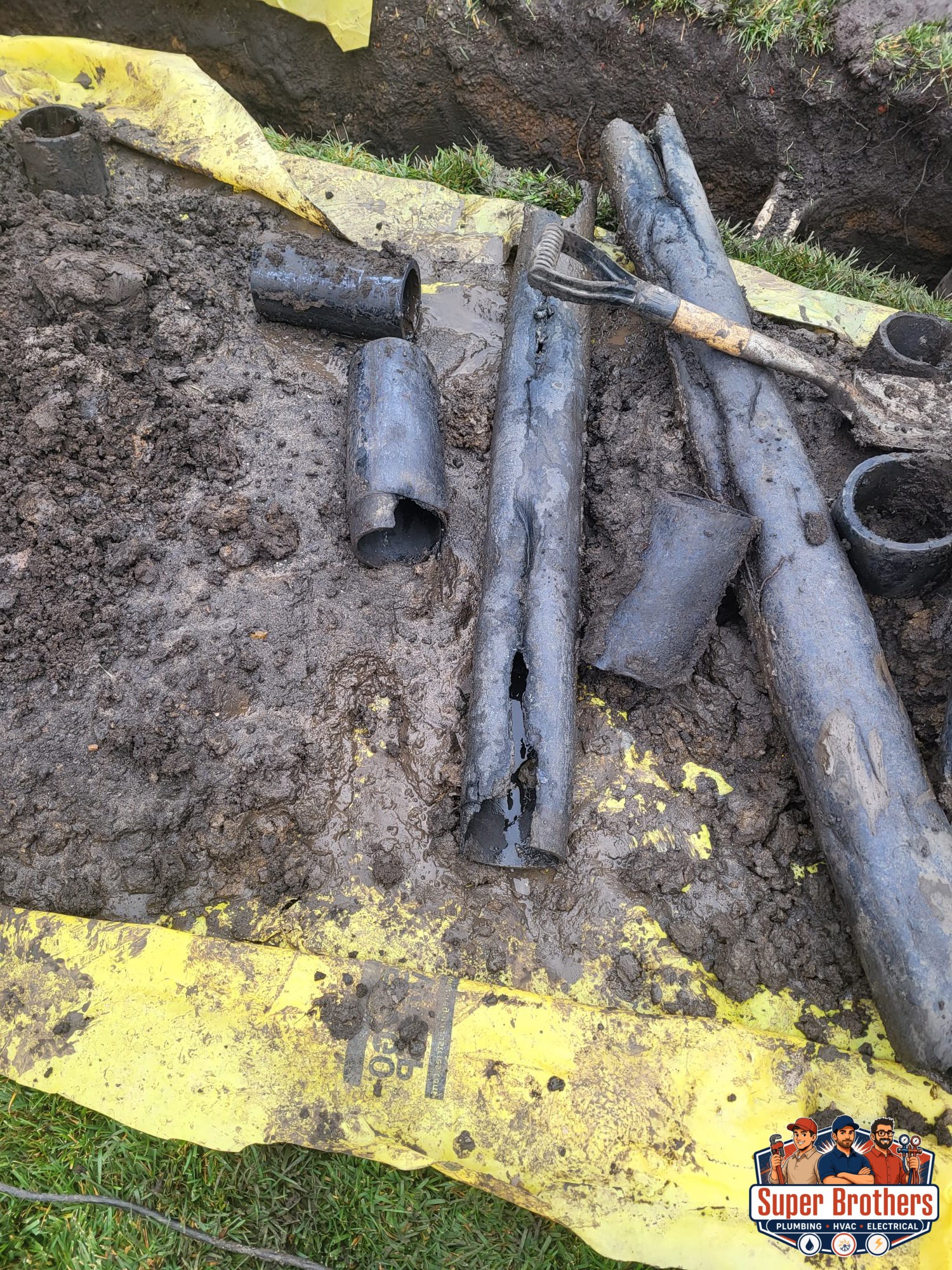 Sacramento homeowner checking a bad sewer pipes