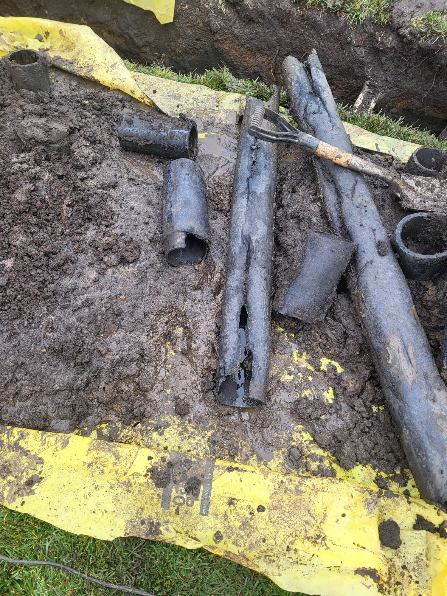 Sacramento homeowner checking a bad sewer pipes