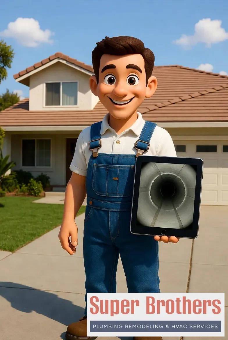 Cemera inspection after professional hydro-jetting in Sacramento California