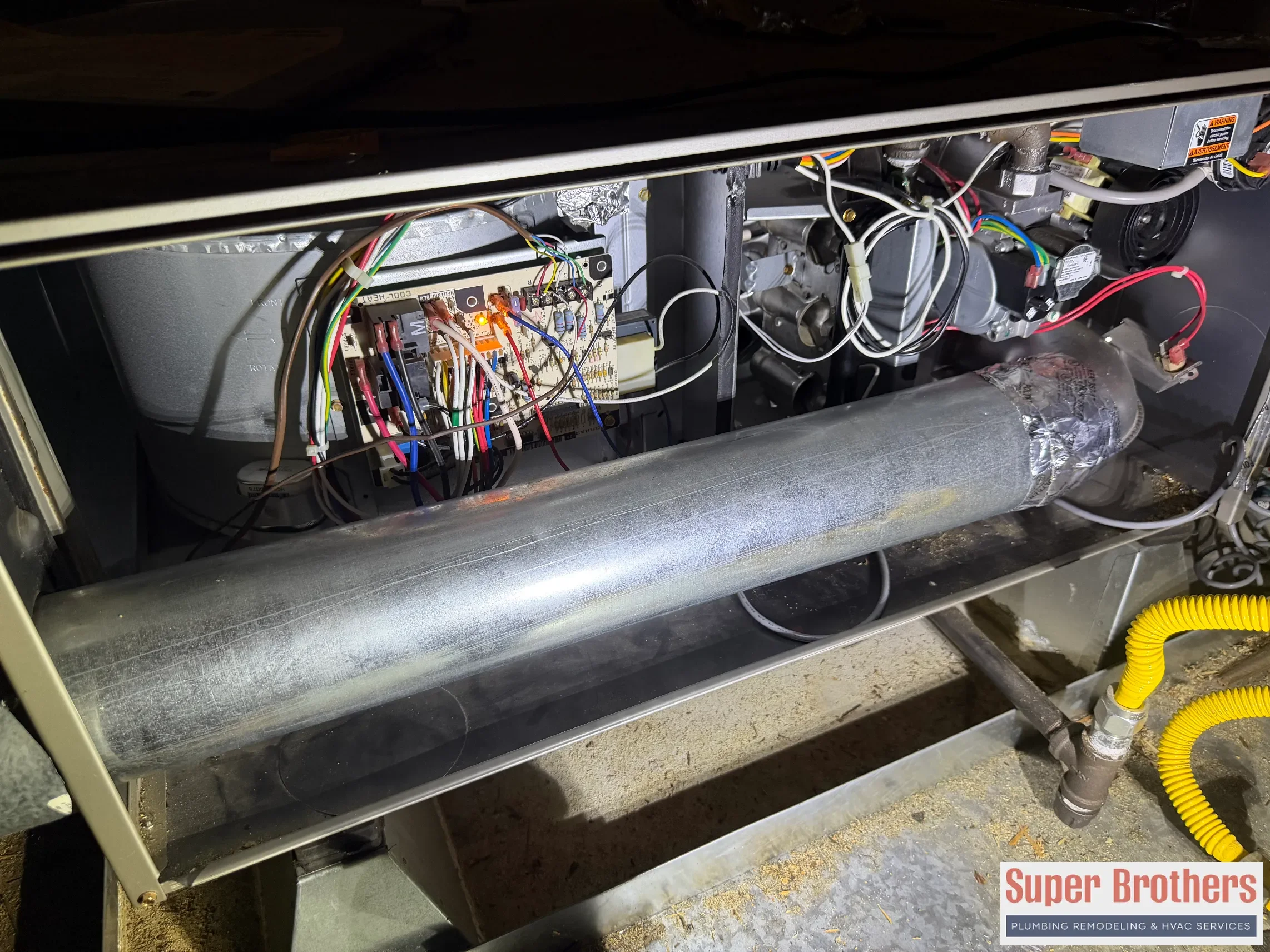 indoor furnace control board checked during HVAC contactor diagnosis indoor furnace control board checked during HVAC contactor diagnosis