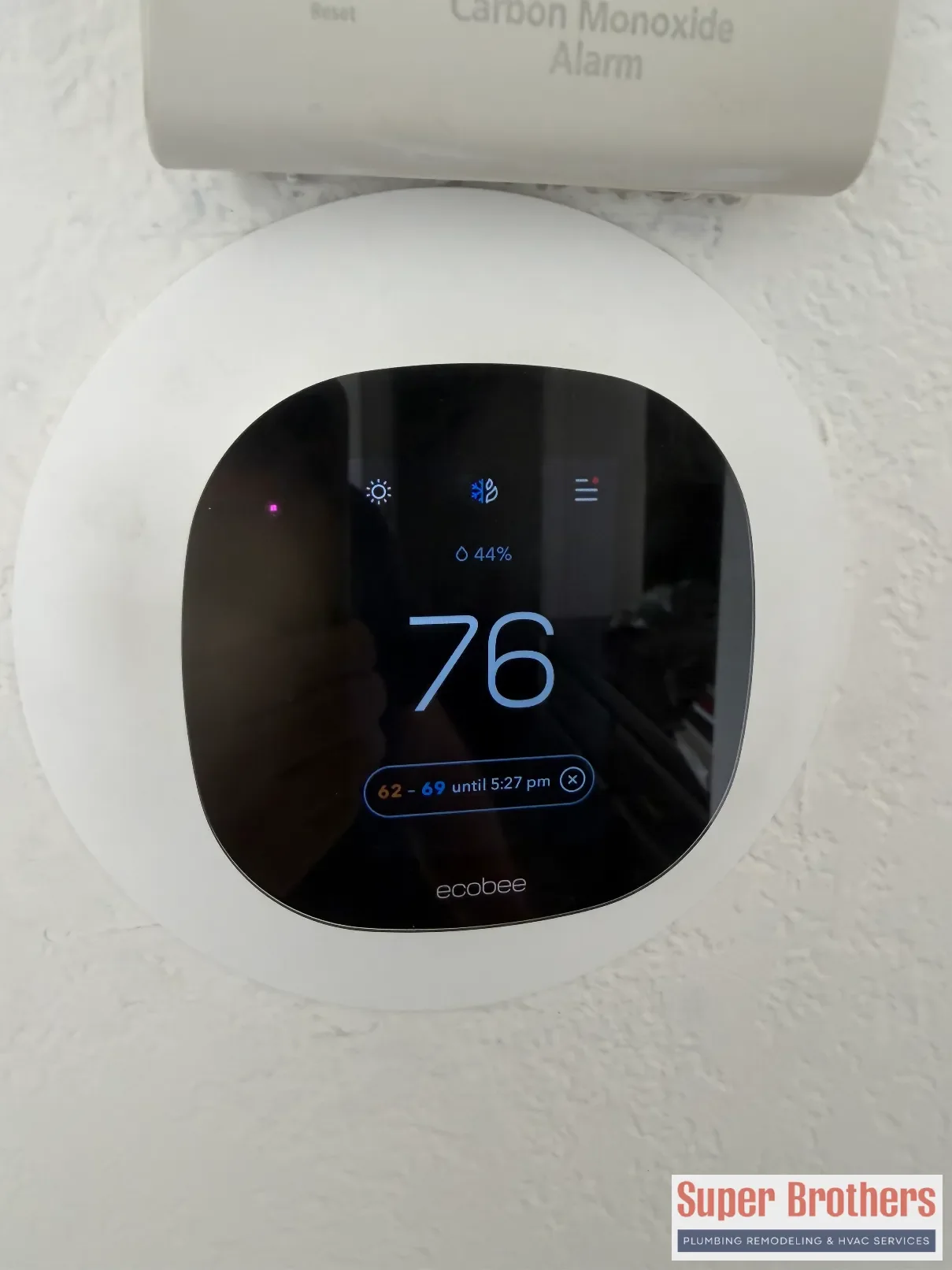 Ecobee thermostat confirming cooling call after HVAC contactor repair Ecobee thermostat confirming cooling call after HVAC contactor repair