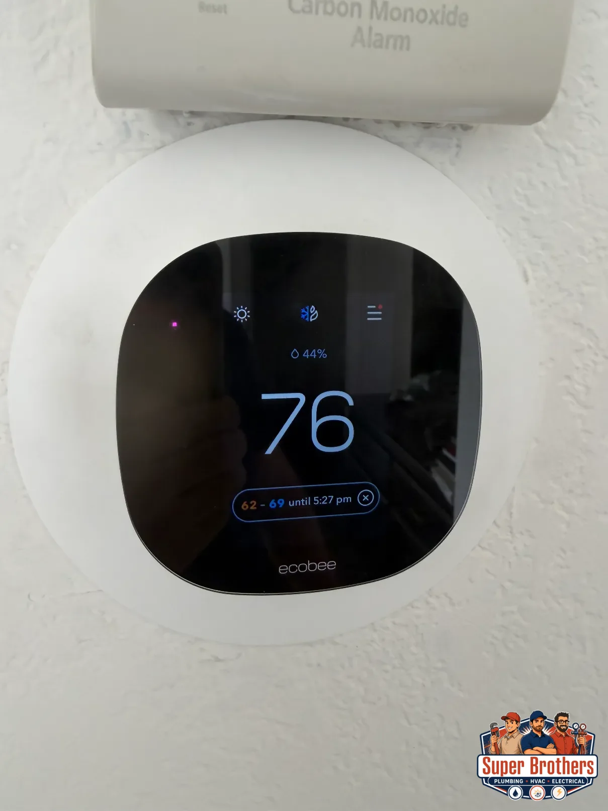 Ecobee thermostat confirming cooling call after HVAC contactor repair Ecobee thermostat confirming cooling call after HVAC contactor repair