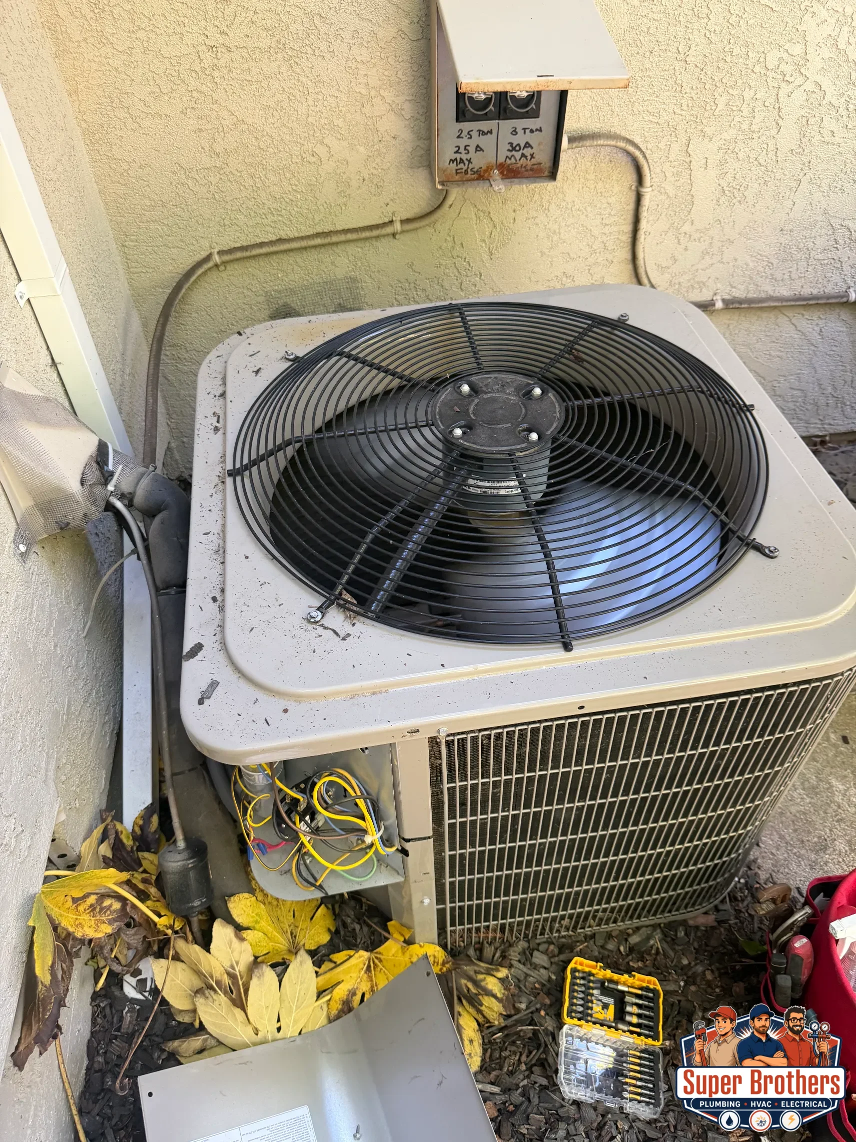 outdoor air conditioner opened after contactor replacement in El Dorado Hills outdoor air conditioner opened after contactor replacement in El Dorado Hills