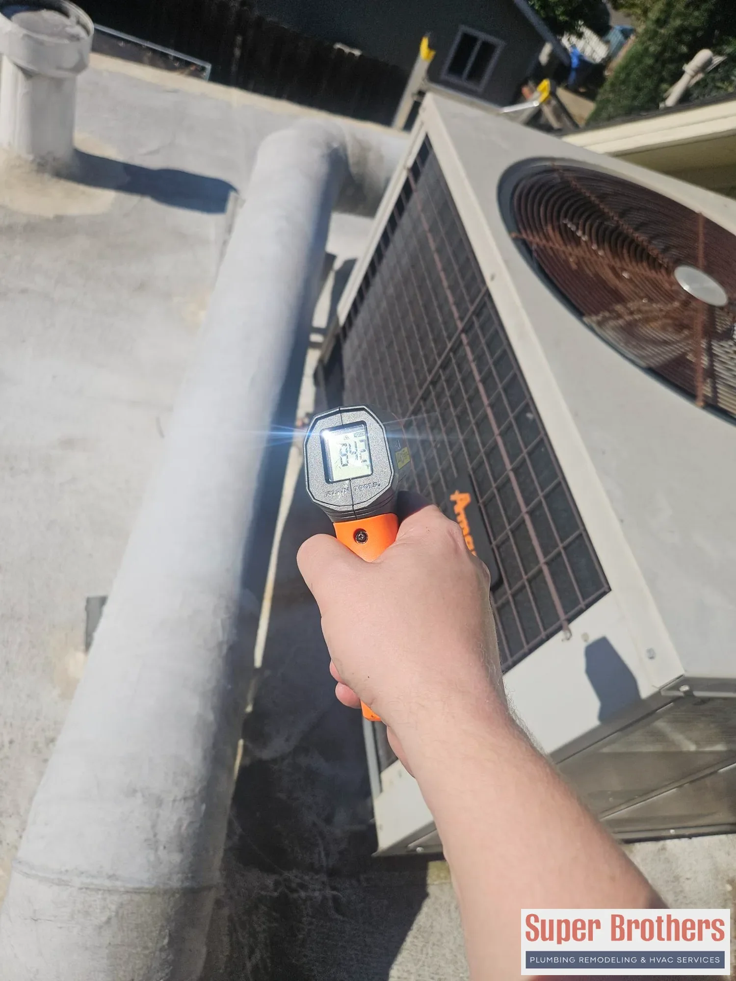 HVAC service tools used during a residential tune-up