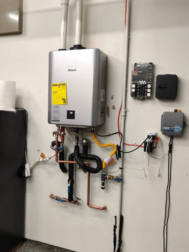 brand new Rinnai Tankless Water Heater